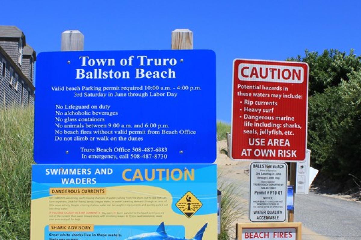 Ballston Beach Sign
