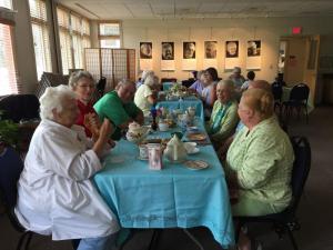 Seniors Eating Together