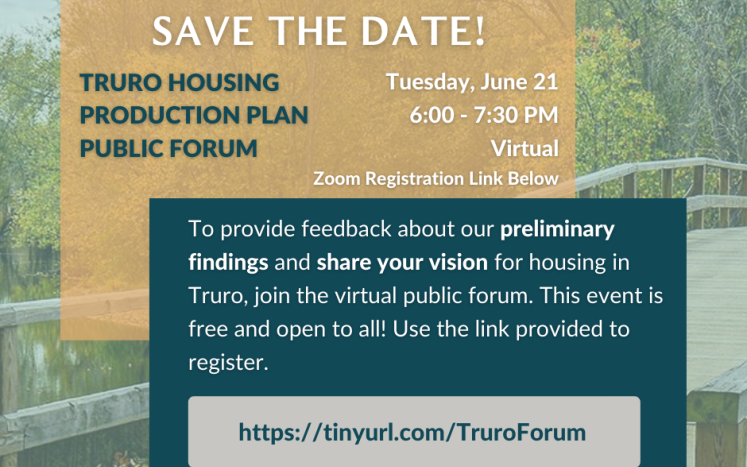 housing production plan forum flyer